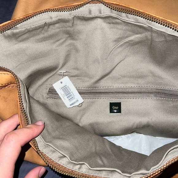 Leather Pocketbook - 100% leather - Brown - Picture 2 of 6